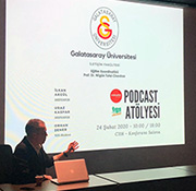 Galatasaray Üniversitesi İletişim Fakültesi, Medyapod ve TGS Akademi iş birliğinde Podcast Atölyesi düzenlendi görseli